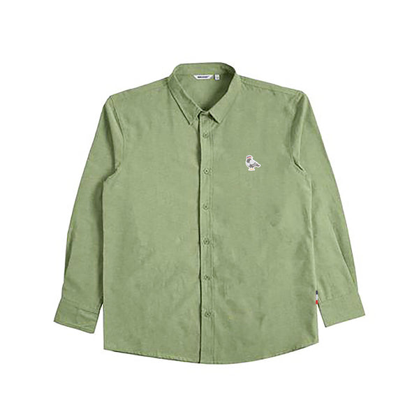 Hooligans Kemeja LS - Shearer PJ Olive