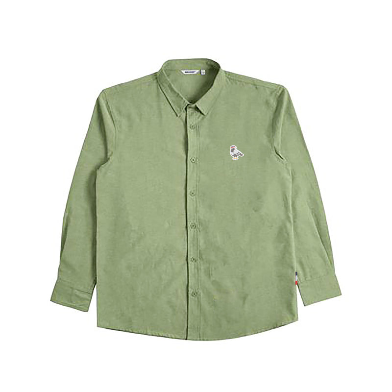 Hooligans Kemeja LS - Shearer PJ Olive