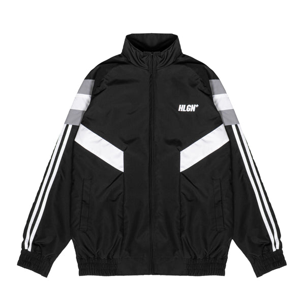 Hooligans Jacket Tracktop Reyes Lyte Black G/W