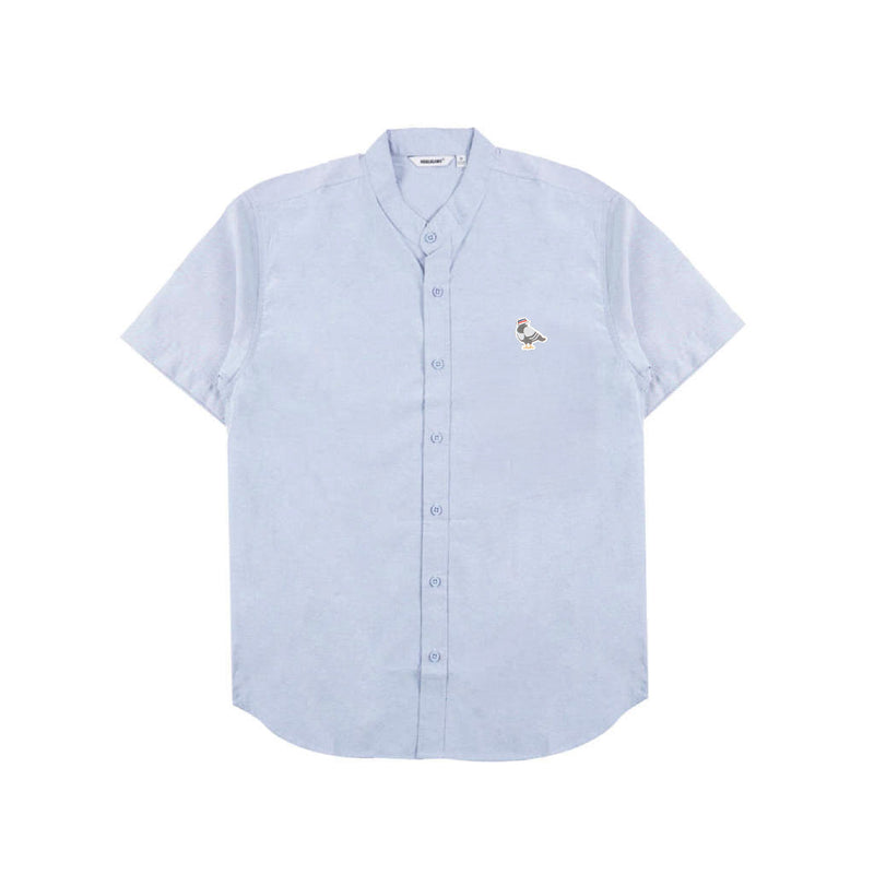 Hooligans Kemeja Koko SS - Mane PJ Blue