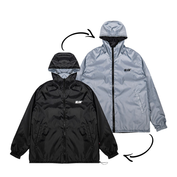 Hooligans Jacket Reversible Montero Black - Light Gray