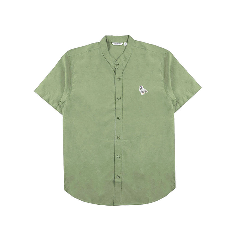Hooligans Kemeja Koko SS - Mane PJ Olive