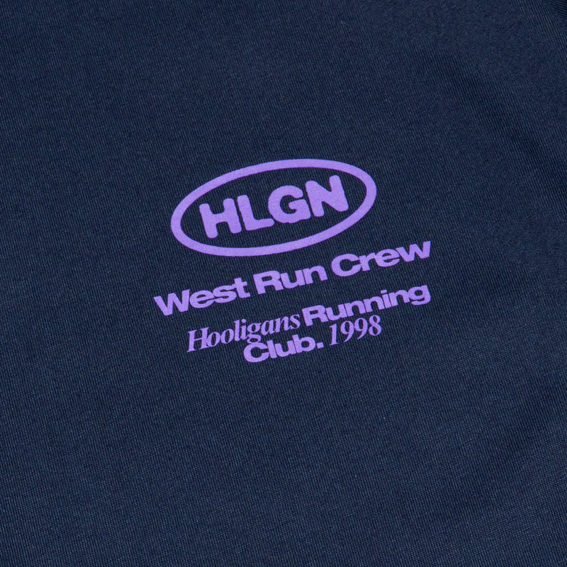 HOOLIGANS T-Shirt West Run Navy