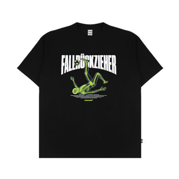 HOOLIGANS T-Shirt Bicycle Kick Black