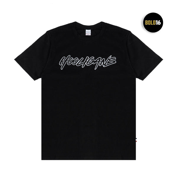 HOOLIGANS T-shirt Bold16 Brush Black