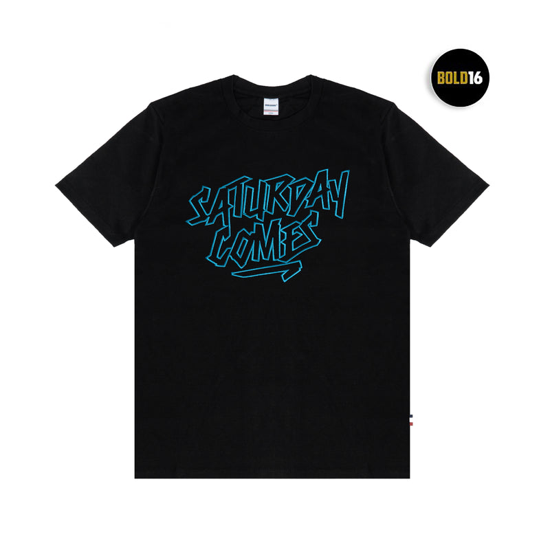 HOOLIGANS T-shirt Bold16 SC Solid Black