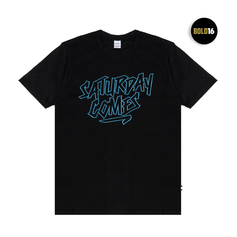 HOOLIGANS T-shirt Bold16 SC Solid Black