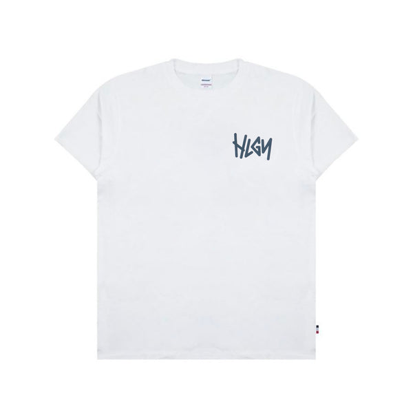 Hooligans T-Shirt Neu Signature White