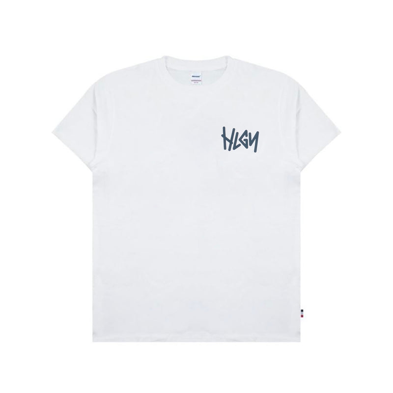 Hooligans T-Shirt Neu Signature White