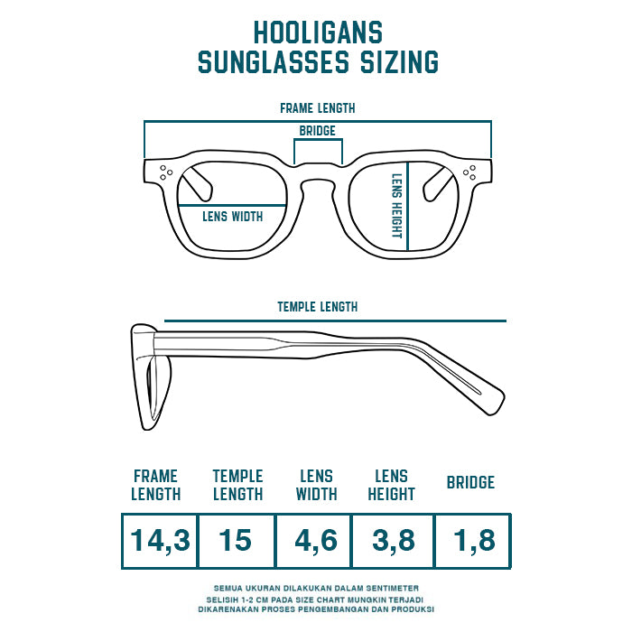 HOOLIGANS Sunglases Gilberto Kacamata - Dark Brown