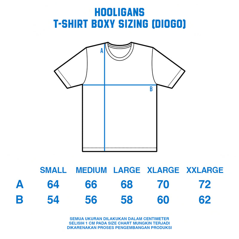 HOOLIGANS T-Shirt Boxy Oversize Diogo EAZY 195 - Ivory Cream