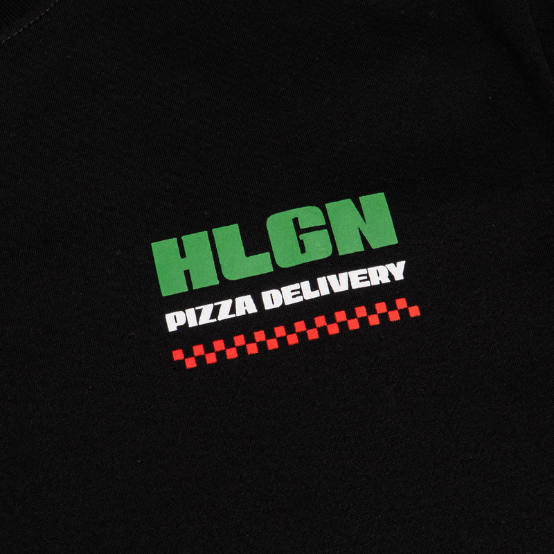 HOOLIGANS T-Shirt Pizza Black