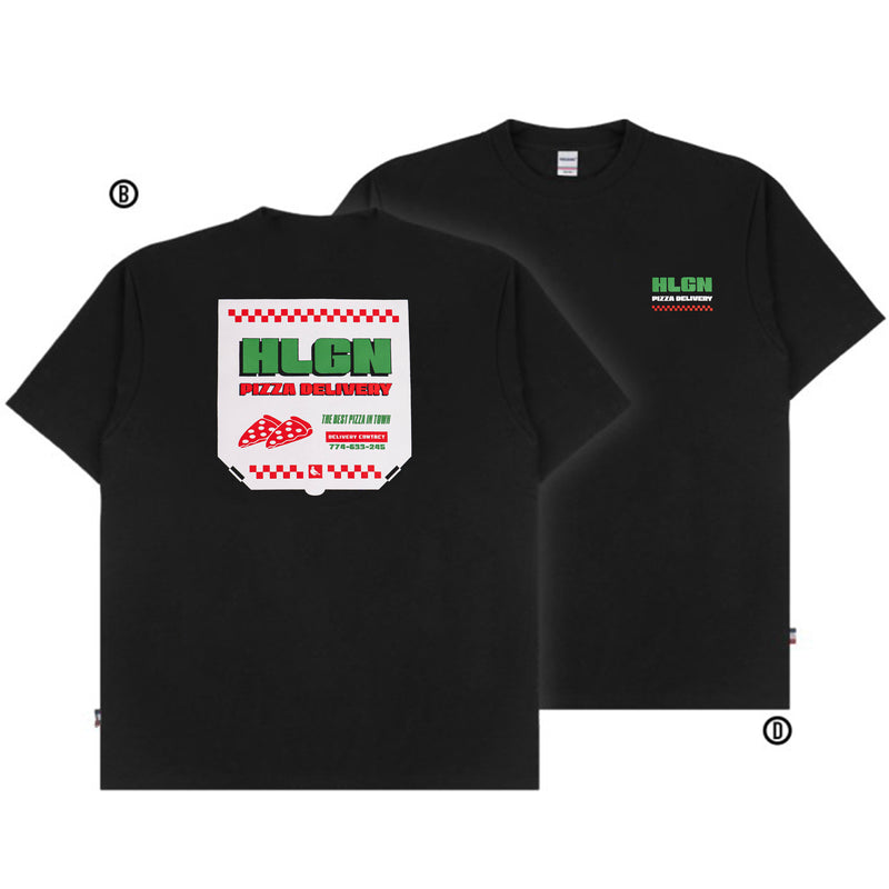 HOOLIGANS T-Shirt Pizza Black