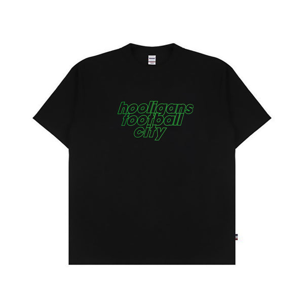 HOOLIGANS T-Shirt Rounded Black