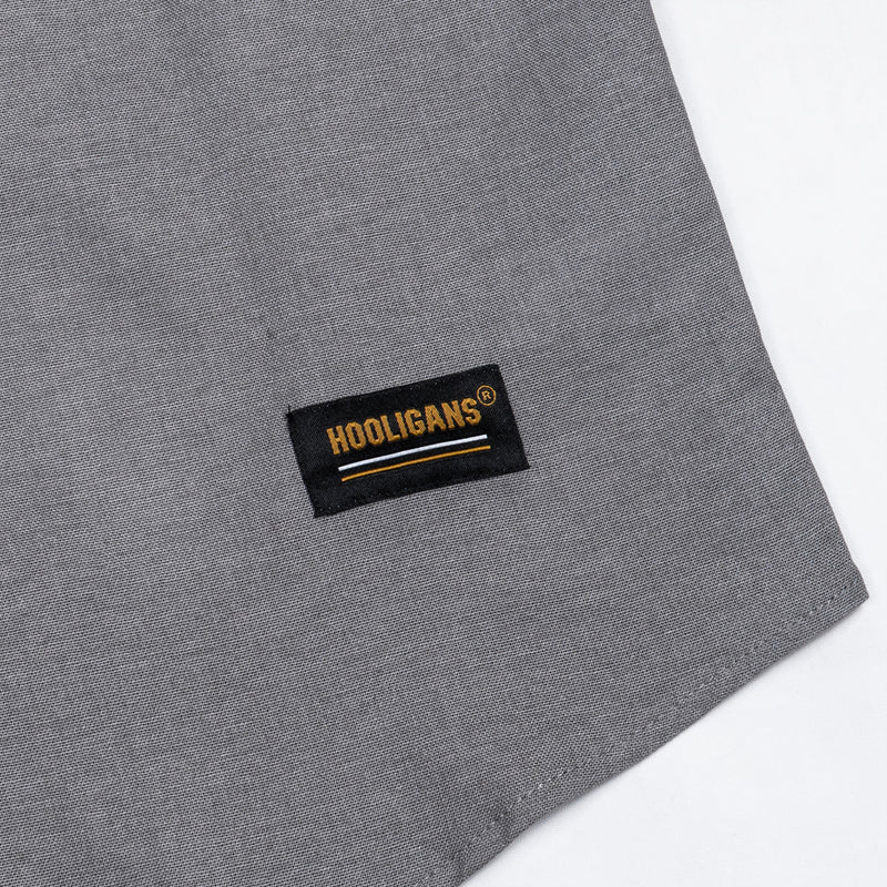 Hooligans Kemeja SS Boxy Oversized Figo - Stone Gray