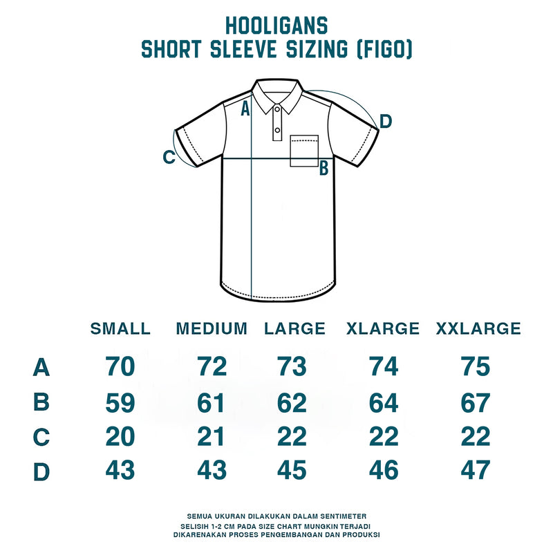 Hooligans Kemeja SS Boxy Oversized Figo - Army