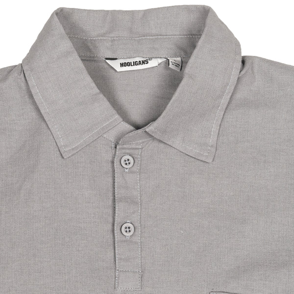 Hooligans Kemeja SS Boxy Oversized Figo - Soft Beige