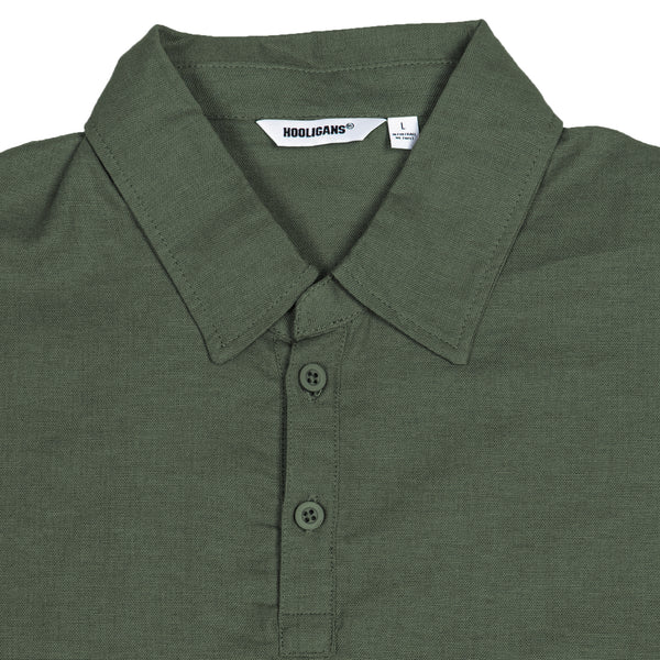 Hooligans Kemeja SS Boxy Oversized Figo - Army