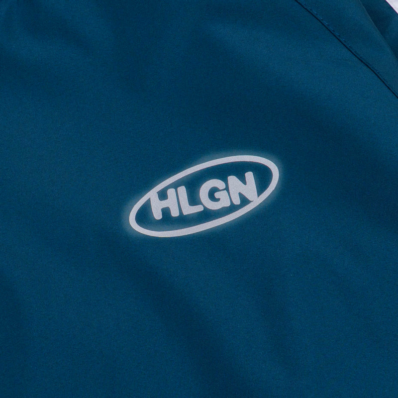 Hooligans Jacket Tracktop Chrome Lyte Teal