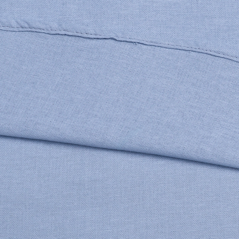 Hooligans Kemeja Koko SS Boxy Oversized Zizou - Light Blue