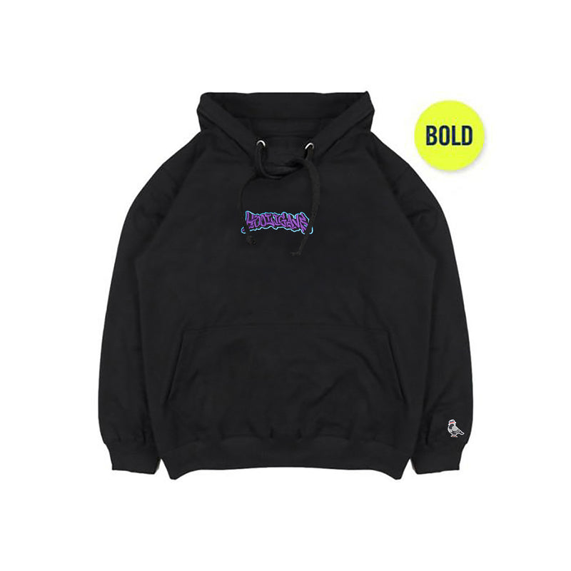 HOOLIGANS Hoodie Bold Graffiti - Black