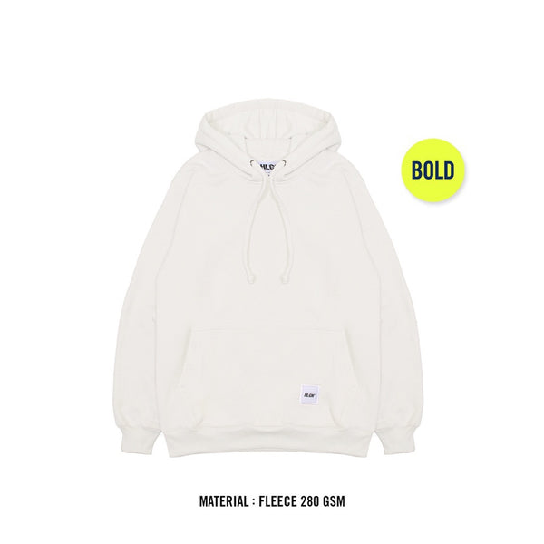 HOOLIGANS Hoodie Bold Netral - Light Gray