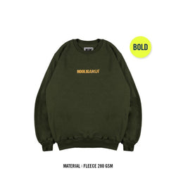 HOOLIGANS Sweater Crewneck Bold Speziale - Army
