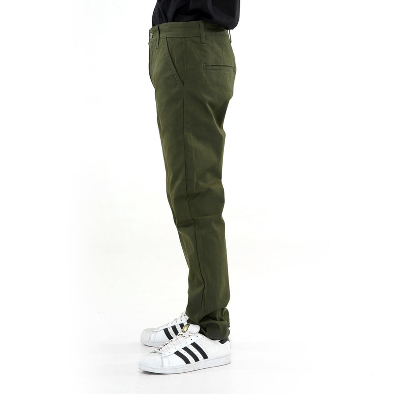 HOOLIGANS Long Chino Fabio - Army Green