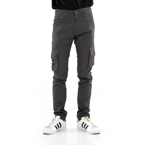 HOOLIGANS Long Cargo Careca - Dark Gray