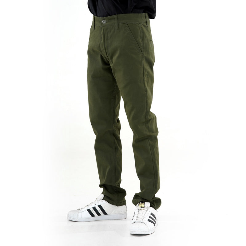 HOOLIGANS Long Chino Fabio - Army Green