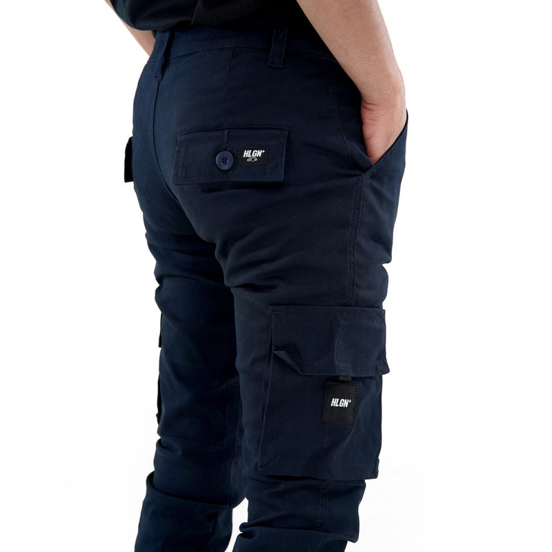 HOOLIGANS Long Cargo Careca - Navy