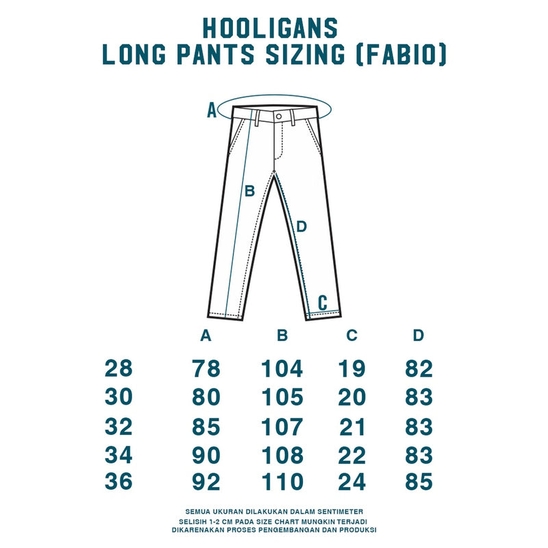 HOOLIGANS Long Chino Fabio - Army Green