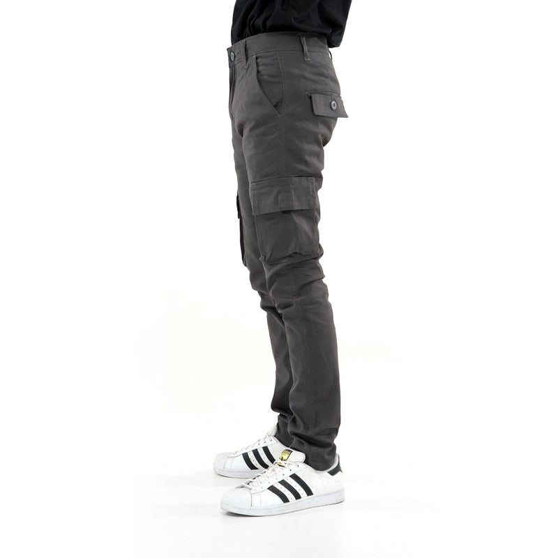HOOLIGANS Long Cargo Careca - Dark Gray