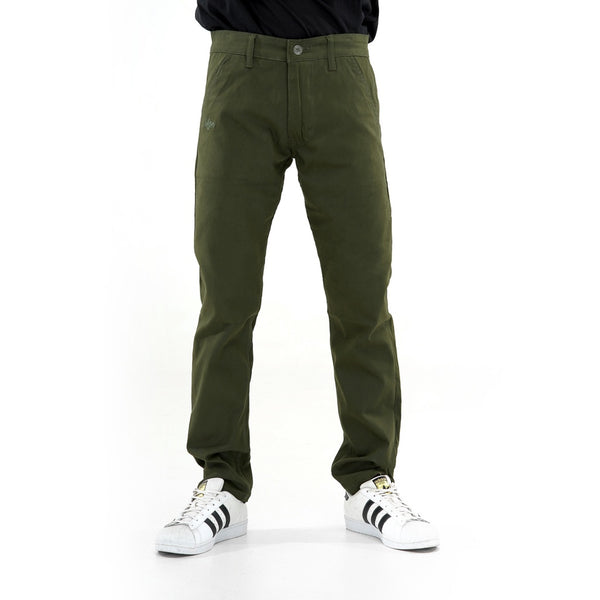 HOOLIGANS Long Chino Fabio - Army Green