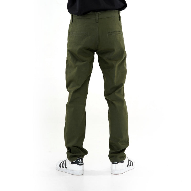 HOOLIGANS Long Chino Fabio - Army Green