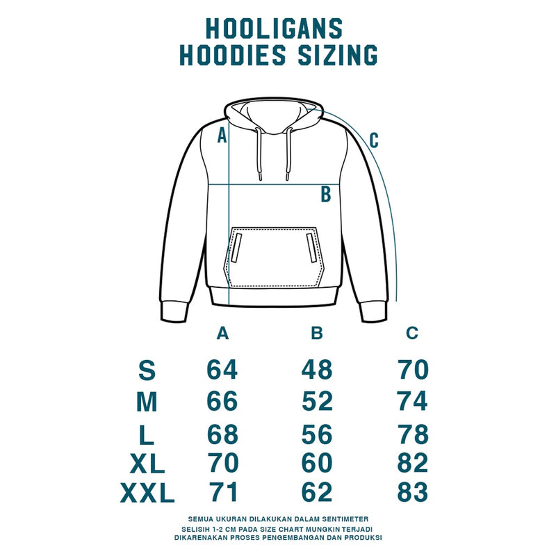 HOOLIGANS Hoodie Bold Speziale - Dusty Blue