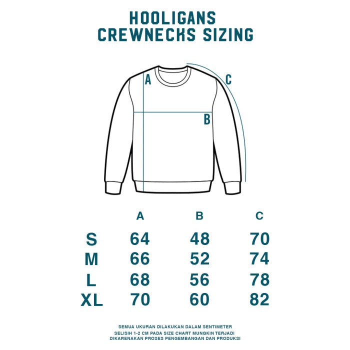HOOLIGANS Sweater Crewneck Bold Netral - Light Gray