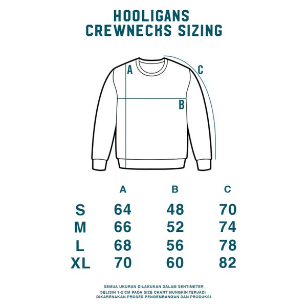 HOOLIGANS Sweater Crewneck Bold Netral - Light Gray