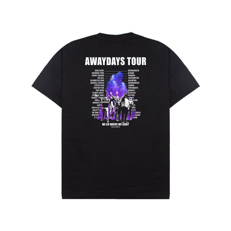 AWAYDAYS TOUR 22.1 BLACK T-SHIRT