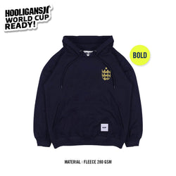 BOLD ENG CREST NAVY - HOODIE