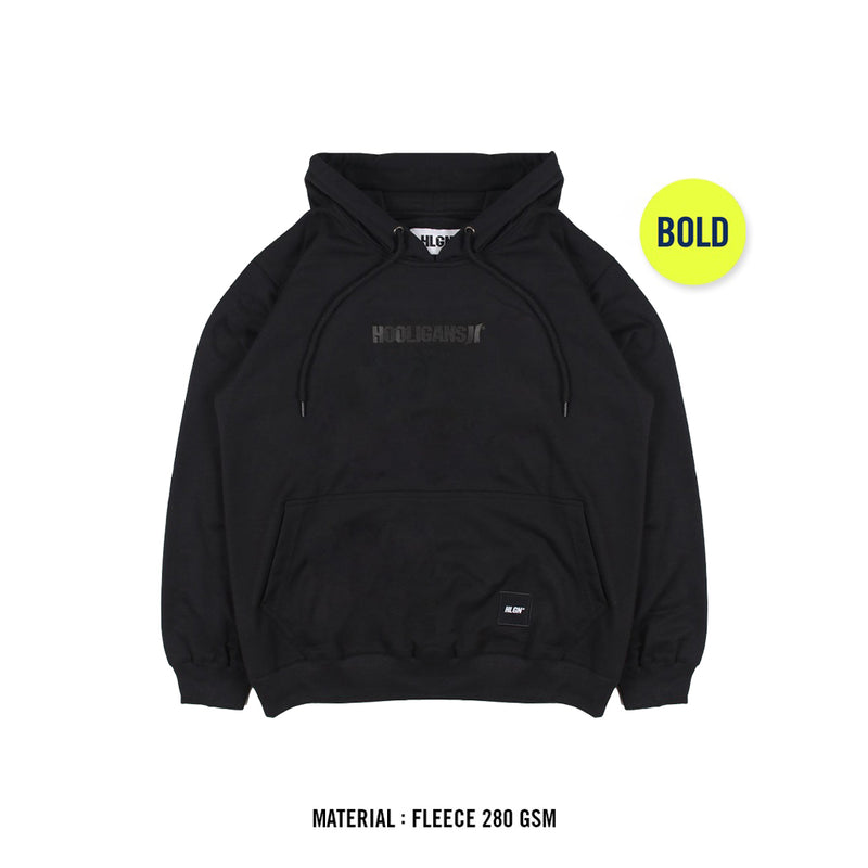 HOOLIGANS Hoodie Bold Visione 22.1 - Black – Hooligans.co.id