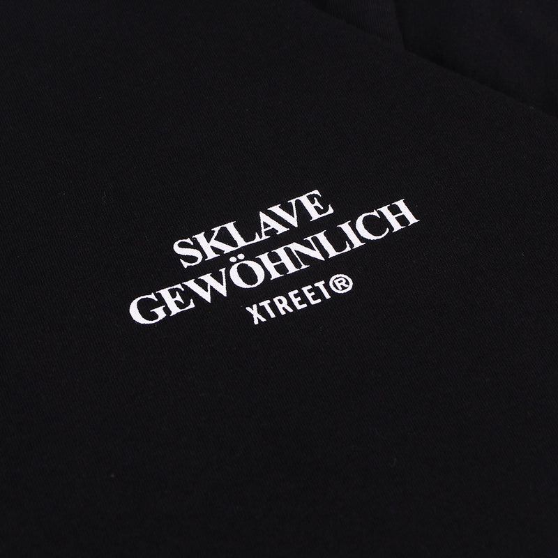 LS SKLAVE BLACK T-SHIRT